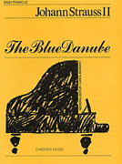 Blue Danube piano sheet music cover